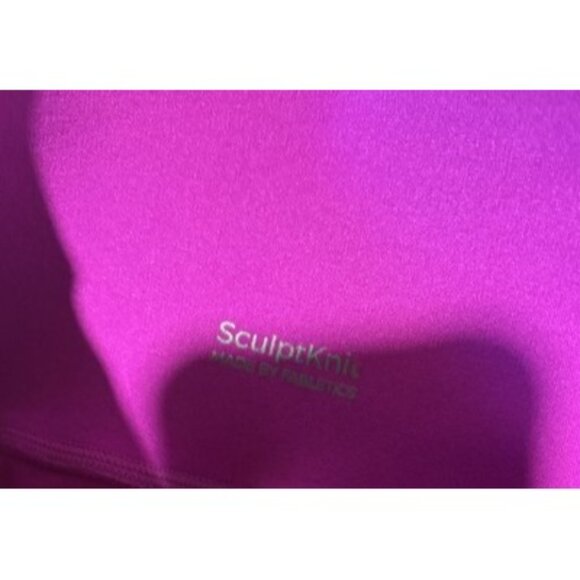 Fabletics Sculptknit Seamless Zebra Cut Workout Custom Length Leggings Xsmall Pk - Picture 6 of 7